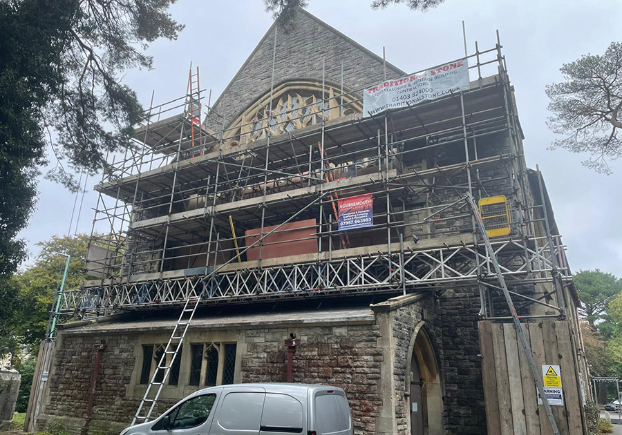 Hospital scaffold, Bournemouth